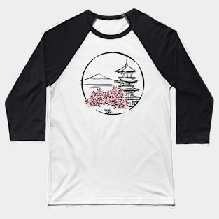 Japan: Ninnaji temple Baseball T-Shirt